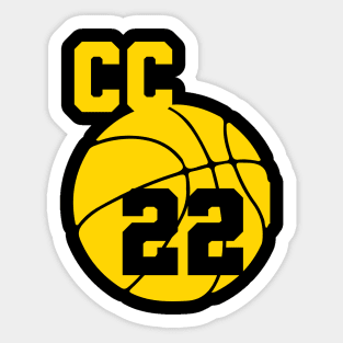 Caitlin Iowa Fan Basketball Sticker